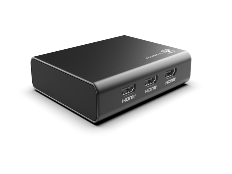 3埠 HDMI® USB 多螢幕顯示擴充器